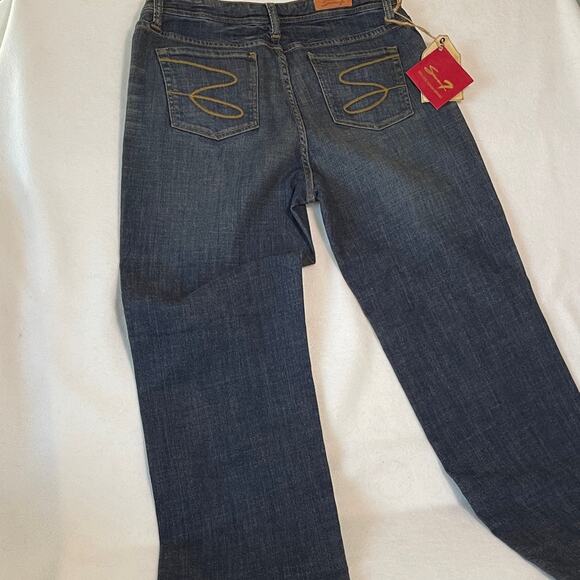 7 For All Mankind Indigo Wide Leg Jeans - Picture 4 of 8